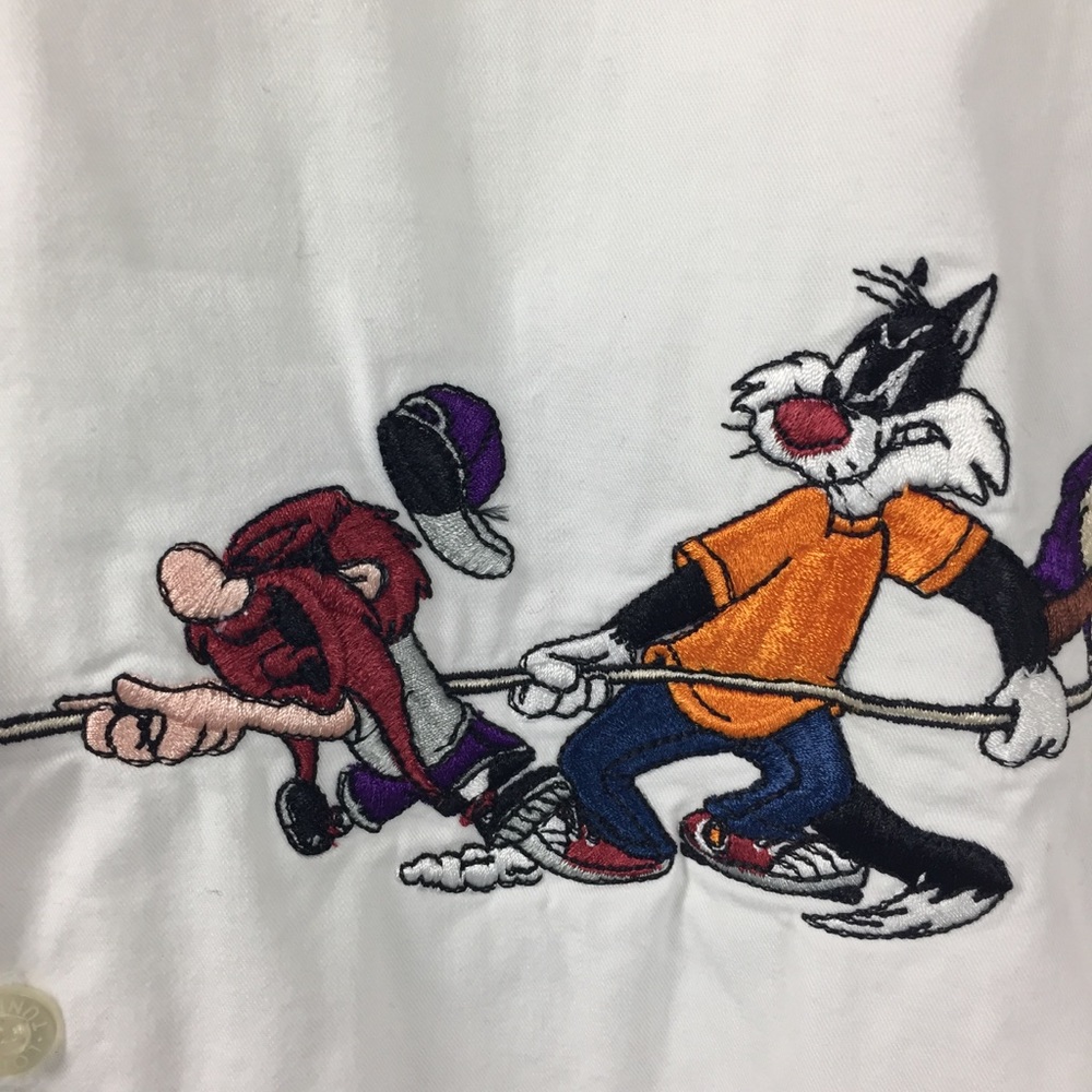 LOONEY TOONS RETRO Button Down R - Picture 4 of 8